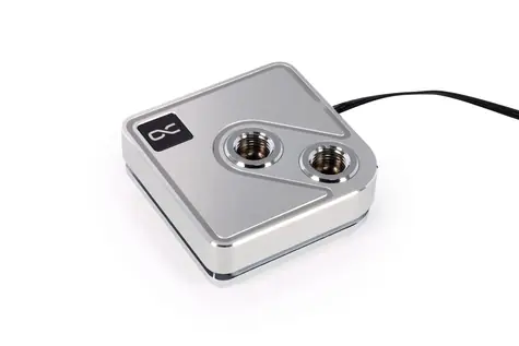 Alphacool Core 1 Aurora Silber / CPU-Wasserkühler / Sockel 1700, AM4, AM5 / ARGB / G1/4"