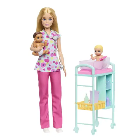 Mattel Barbie Spielset Beruf Kinderärztin