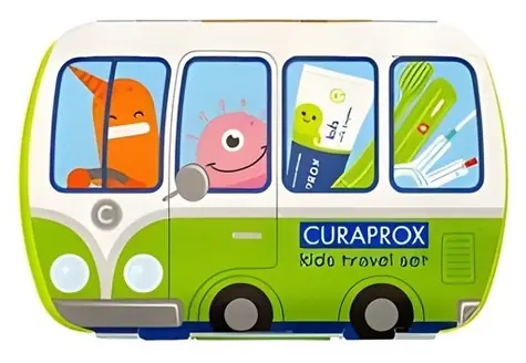 Curaprox Reiseset für Kinder, grün
