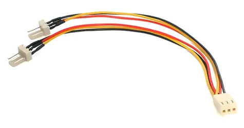 StarTech TX3 Lüfter-Stromkabel / Stromkabel / Molex (3-polig) auf 2x Molex (3-polig) / 0,15 m