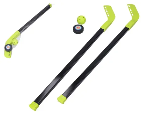 WIKY Hockeyschläger-Set mit Puck und Ball / 2-teilig / 83 cm / Kunststoff / ab 3 Jahren