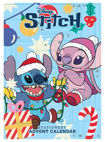 PYRAMID Adventskalender Lilo & Stitch V2 / 24 Türchen / Schreibwaren / Lizenzdesign