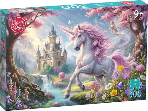 Cherry PAZZI Puzzle Märchenhaftes Einhorn / 300 Teile / 50 x 34,5 cm