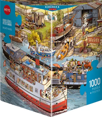 HEYE Puzzle Werft / 1000 Teile / 50 x 70 cm
