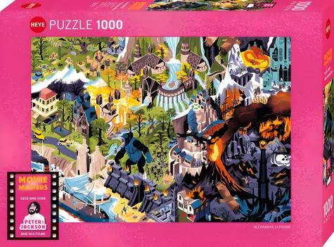 HEYE Puzzle Movie Masters: Peter Jacksons Filme / 1000 Teile / 70 x 50 cm