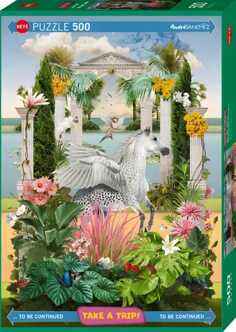 HEYE Puzzle: Reiseabenteuer!: André Sanchez / 500 Teile / 35 x 50 cm
