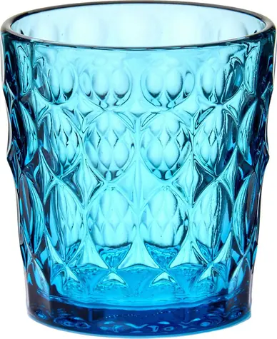 GUZZINI Waschtischglas blau / 2 Stück