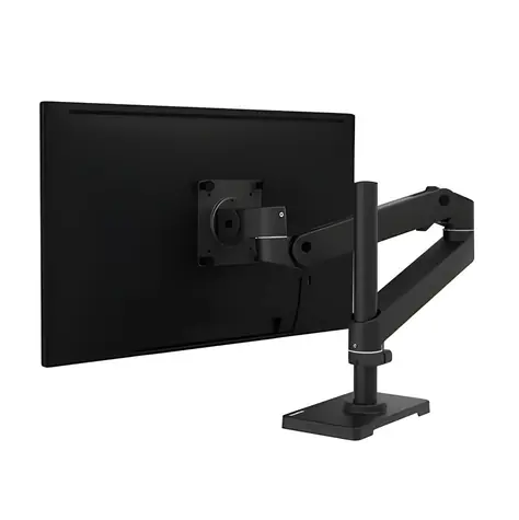 Ergotron LX Pro Schreibtisch-Monitorarm, hohe Stange, schwarz / Schreibtisch-Monitorarm