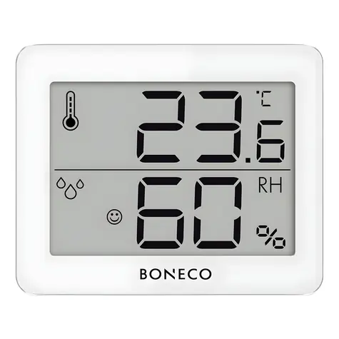 Boneco X200 / Digitales Thermometer mit Hygrometer / °C/°F-Umschaltung / Tischthermometer
