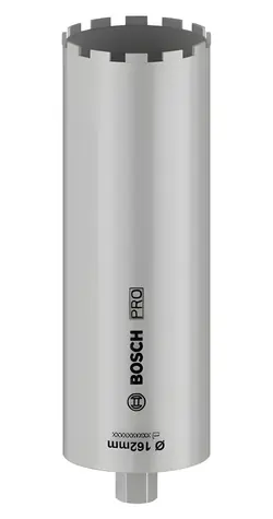 BOSCH PRO Kernbohrer / Diamantkernbohrer für Nassbohrungen / 162 x 450 mm / 1 1/4" UNC