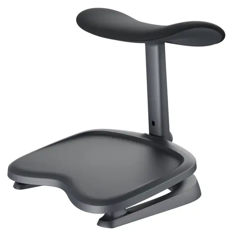 LiberNovo StepSync für Omni Pro schwarz / Fußstütze / Ergonomische Neigung 10° / Höhe 7 oder 12 cm