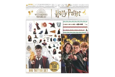 JIRI MODELS Malbuch mit Harry-Potter-Tattoos / über 100 Tattoos / Malbuch