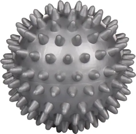 Merco Massageball Igel grau hart / Massagehilfe / Durchmesser 7,5 cm