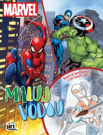 JIRI MODELS MARVEL Aquarellbücher / Aquarellbücher / 23 Bilder / A4-Format