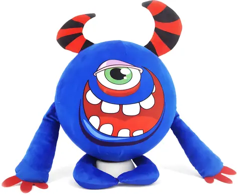WIKY Baby aufblasbarer Ballon Zyklop / 30 cm / Plüsch