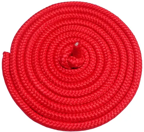 KUBIsport Turnseil Springseil Rot / Springseil / Länge 3 m