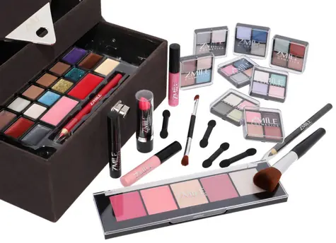 ZMILE COSMETICS Kosmetikkoffer Velvety Limited Edition Grau Dekorativer Koffer 80,2 g