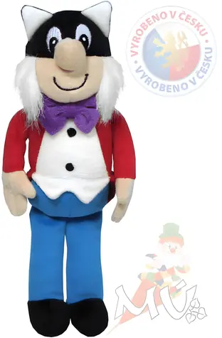 MORAVSKÁ ÚSTŘEDNA Plüschtier Myšpulín Vierblättriges Kleeblatt 21 cm / Plüsch / ab 3 Jahren