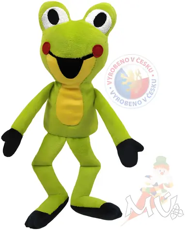MORAVSKÁ ÚSTŘEDNA Plüschpuppe Frosch / 23 cm / ab 3 Jahren
