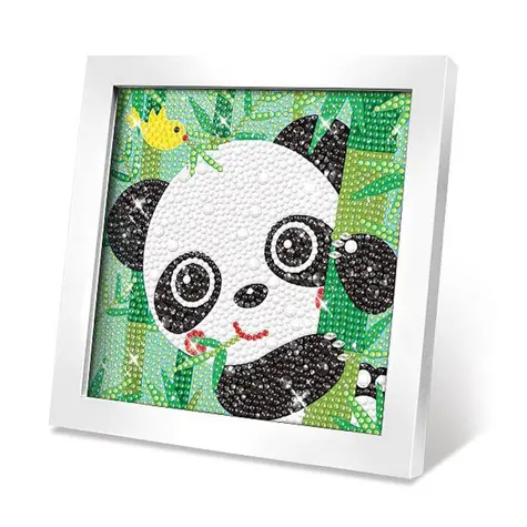 WIKY Diamantmalerei Panda / Kreativset / 17,5 cm / ab 6 Jahren