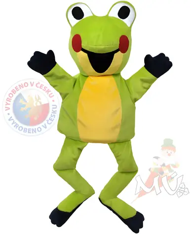 Mährisches Zentralbüro Froschpuppe / 37 cm / ab 3 Jahren