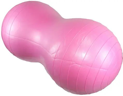 Merco Erdnussrosa / Gymnastikball / Erdnussform / Kunststoff