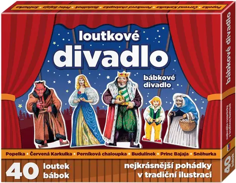 EFKO Puppentheater / 40 Puppen / 7 Märchen / ab 3 Jahren