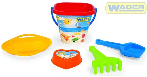 Wader Happy Summer Sandset / Sandset / 5-teilig / Kunststoff / ab 12 Monaten
