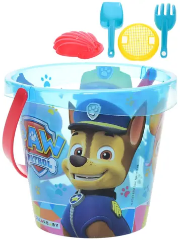 Paw Patrol Sandset, transparent / 5-teilig / Kunststoff / ab 3 Jahren