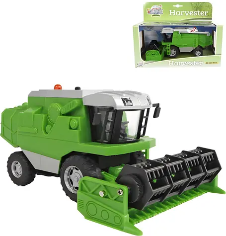 Metall-Schwungrad-Erntemaschine / 20 cm / mit Licht und Sound / batteriebetrieben