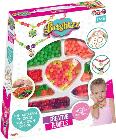 Bino Kreativset: Perlenfädelset mit Anhängern / Kreatives Set / Perlen, Anhänger, Schnüre