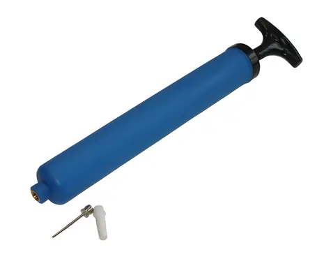 Acra Handpumpe 23 cm / Aufblasvorrichtung / Kunststoff + Metall / Zubehörset