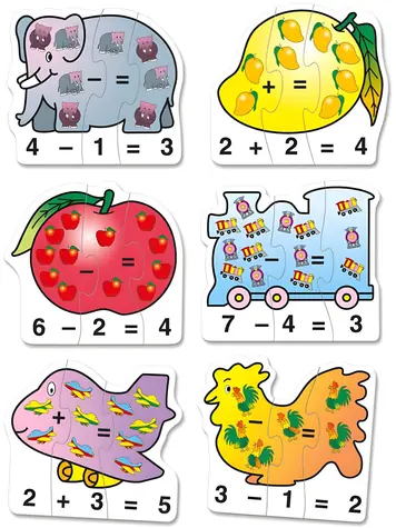 Bino Puzzle - Spielen und Zählen / 60 Teile / ab 3 Jahren
