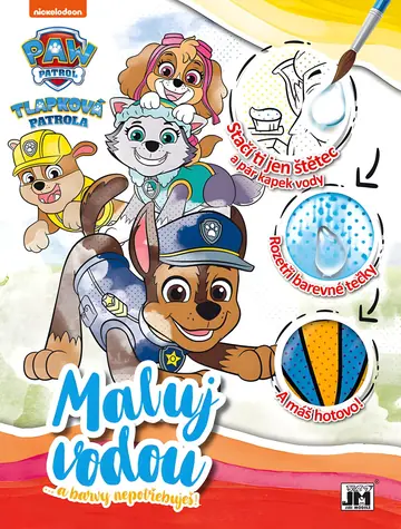 JIRI MODELS Wasserfarben-Malbücher Paw Patrol / 24 Bilder / A4-Format