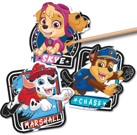 Paw Patrol Rubbelsticker / 5 Stück + Schaber / ab 3 Jahren