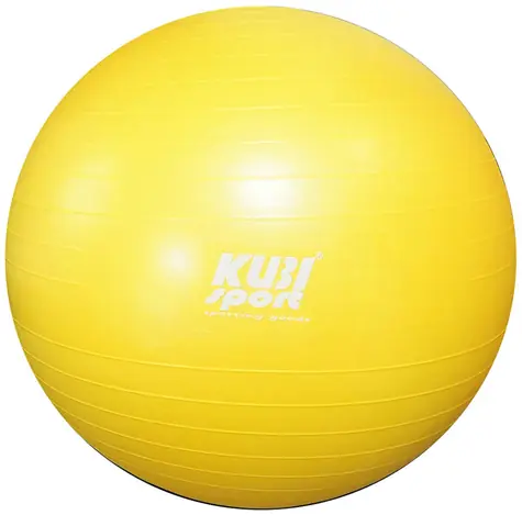 Kubisport Gymnastikball Riesengelb / Gymnastikball / 85 cm / Höhe 180-195 cm / Belastbarkeit 150 kg