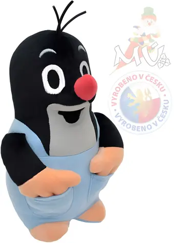 MORAVSKÁ ÚSTŘEDNA Plüschtier Maulwurf im blauen Höschen 25 cm / Plüsch / Vorschulkinder