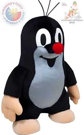 MORAVSKÁ ÚSTŘEDNA Plüschtier Maulwurf stehend 50 cm / Plüsch / Vorschulkinder
