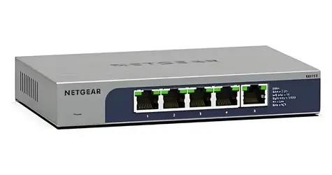 Netgear MS105-100EUS / Switch / 5x 100/1000/2,5G RJ45 / Unmanaged / Desktop/Wandmontage