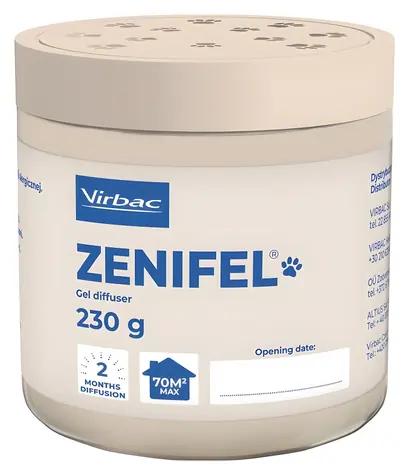 Virbac Zenifel / Gel-Diffusor / Pheromone für Katzen / 230 g