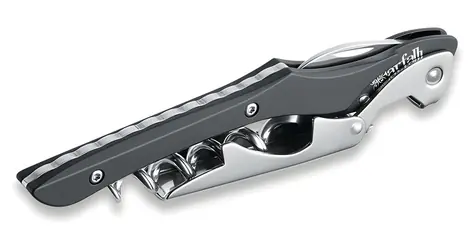 Farfalli T10 Hellschwarz / Korkenzieher / Doppelhebel / Aluminium