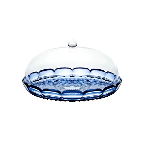 Guzzini Vanity blau / Kuchenplatte mit Deckel