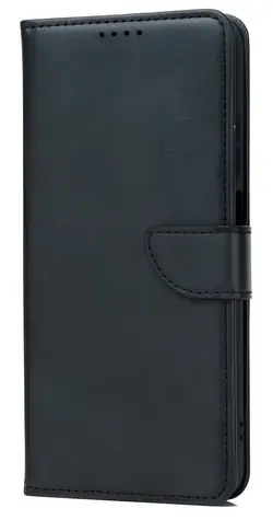 Marv Wallet Case schwarz / Hülle / POCO M7 Pro / Brieftasche mit Kartenfach