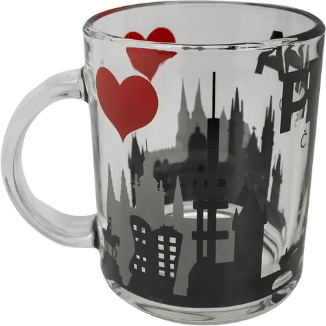 Sparkys Glasbecher Prag 100 / Becher / Glas / 330 ml