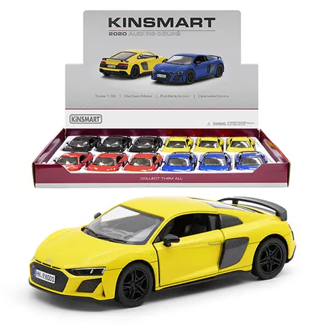 SPARKYS Metallmodell Audi R8 Coupé 2020 / Metall / Aufziehmechanismus / ab 3 Jahren