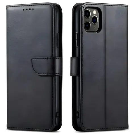 Marv Wallet für XIAOMI Redmi Note 13, schwarz / Hülle / Brieftasche mit Klappe / Kunstleder