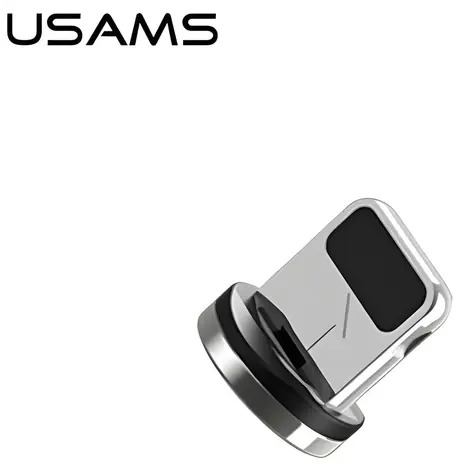 USAMS SJ157 silber / Magnetadapter / Lightning / Bulk