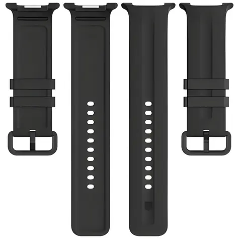 Tactical Silikonarmband für Samsung Galaxy Watch 8/9, Schwarz / Armband