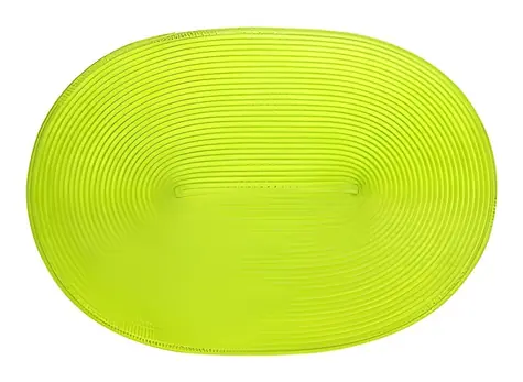 Ovales Platzset Continenta, Hellgrün / Platzsets / Textil / 45 x 31 cm