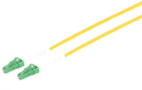 Sconn optisches Patchkabel LC/ APC-LC/ APC / Optisches Patchkabel / Simplex / Singlemode OS2 / 1 m